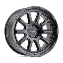 Charger l'image dans la galerie, 1790CHS126135M87 - Black Rhino Chase 17X9 6X135  12mm Matte Black - Black Rhino Wheels Canada