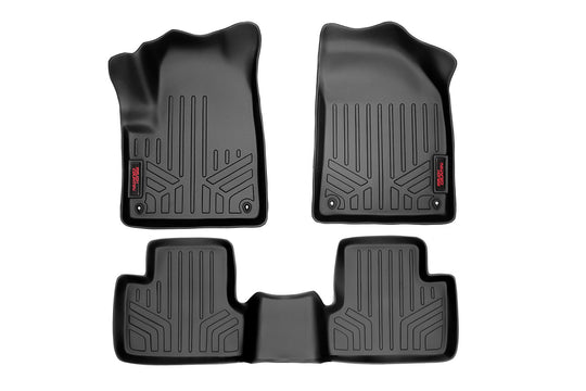 M-61702 Floor Mats - FR & RR - Jeep Cherokee KL 2WD/4WD (2014-2022) Rough Country Canada