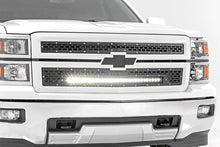 Charger l'image dans la galerie, 70103 Mesh Grille - 30" Single Row LED - Black - Chevy Silverado 1500 (14-15) Rough Country Canada