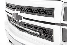 Charger l'image dans la galerie, 70103 Mesh Grille - 30" Single Row LED - Black - Chevy Silverado 1500 (14-15) Rough Country Canada