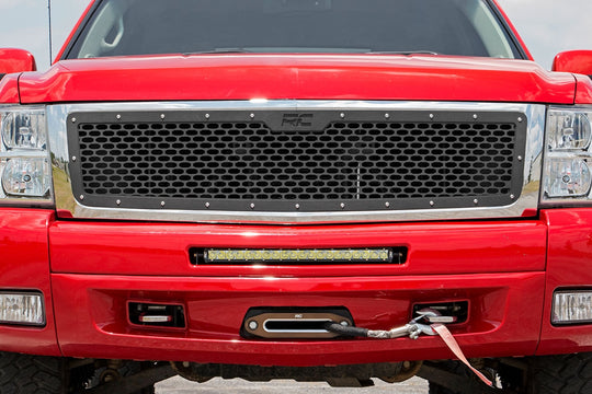 70194 Mesh Grille - Chevy Silverado 1500 2WD/4WD (2007-2013) Rough Country Canada