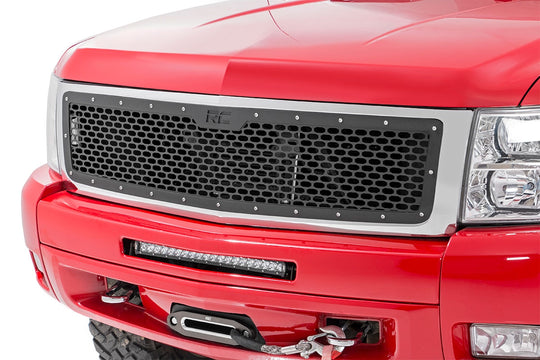 70194 Mesh Grille - Chevy Silverado 1500 2WD/4WD (2007-2013) Rough Country Canada