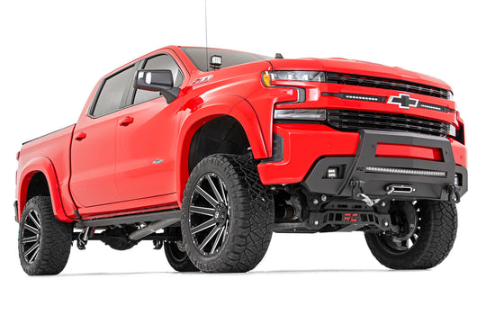 F-C319201A-GAZ SF1 Fender Flare White - Chevy Silverado 1500 2WD/4WD (2019-2023) Rough Country Canada