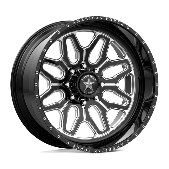 AFTJCK01W87-5-21 - American Force AFW Assault 22X12 6X135 -60mm Gloss Black Mill-Mach - American Force Wheels Canada