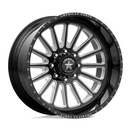 AFTJCK17F25-2-20 - American Force AFW Battery 22X12 8X170 -55mm Gloss Black - American Force Wheels Canada