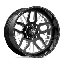 Load image into Gallery viewer, AFTECK18G24-5-21 - American Force AFW Panic 20X12 8X180 -55mm Gloss Black Mill-Mach - American Force Wheels Canada