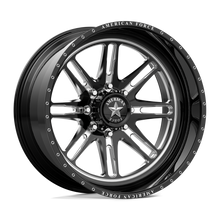 Charger l'image dans la galerie, AFTPCKH31C17-5-20 - American Force AFW Knight 24X14 8X165.1 -90mm Gloss Black Mill-Mach - American Force Wheels Canada
