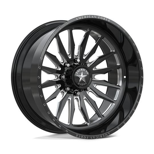 AFTNCKH54G24-5-20 - American Force AW054 Provoke 24X12 8X180 -55mm Gloss Black Machined - American Force Wheels Canada