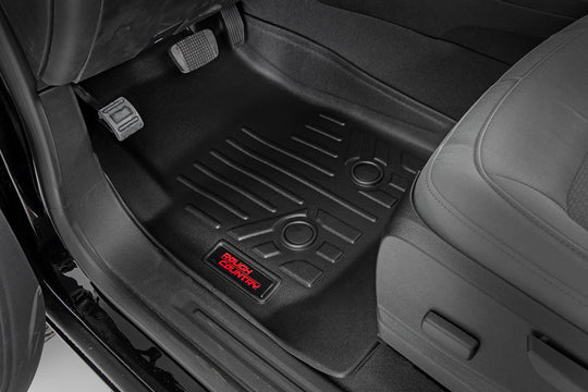 M-21513 Floor Mats - FR & RR - Crew - Chevy/GMC Canyon/Colorado (15-22) Rough Country Canada