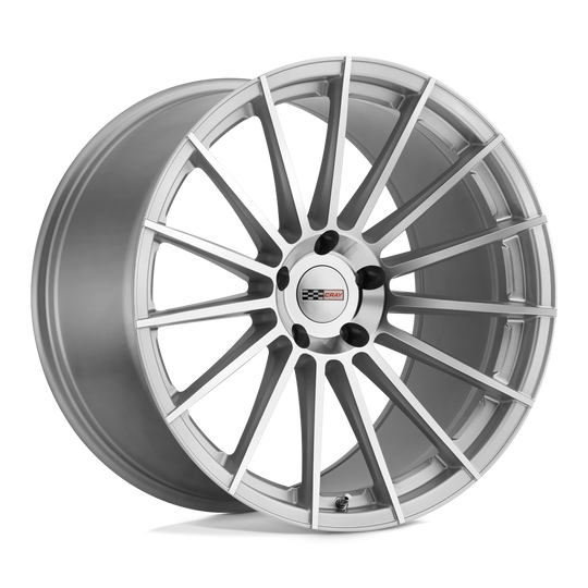2090CRM385120S67 - Cray Mako 20X9 5X120  38mm Silver W/ Mirror Cut Face - Cray Wheels Canada