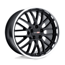 Load image into Gallery viewer, 1905CMA655121B70 - Cray Manta 19X10.5 5X120.65  65mm Gloss Black W/ Mirror Cut Lip - Cray Wheels Canada