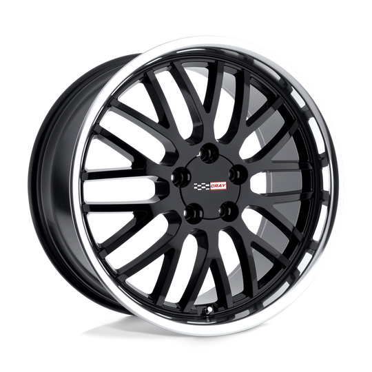 1990CMA505121B70 - Cray Manta 19X9 5X120.65  50mm Gloss Black W/ Mirror Cut Lip - Cray Wheels Canada
