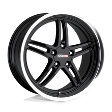 Charger l'image dans la galerie, 1890CRS505121B70 - Cray Scorpion 18X9 5X120.65  50mm Gloss Black W/ Mirror Cut Lip - Cray Wheels Canada
