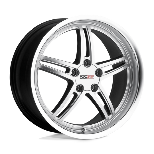 2005CRS655121S70 - Cray Scorpion 20X10.5 5X120.65  65mm Hyper Silver W/ Mirror Cut Lip - Cray Wheels Canada