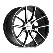 Load image into Gallery viewer, 1995CRD565121B70 - Cray Spider 19X9.5 5X120.65  56mm Gloss Black W/ Mirror Cut Face - Cray Wheels Canada