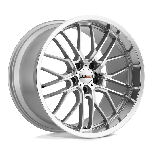 1905CRE405121S70 - Cray Eagle 19X10.5 5X120.65  40mm Silver W/ Mirror Cut Face & Lip - Cray Wheels Canada
