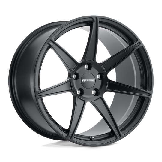1910URU375121M70 - Cray Isurus 19X10 5X120.65  37mm Matte Black - Cray Wheels Canada