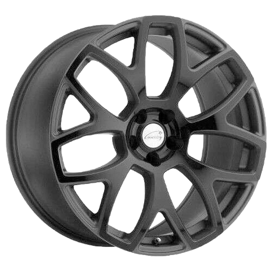 2205HBK325108B63 - Coventry Holbrook 22X10.5 5X108  32mm Gloss Black - Coventry Wheels Canada