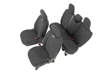 Load image into Gallery viewer, 91012 Seat Covers - Front and Rear w/ Armrest - Jeep Wrangler JL (18-23) Rough Country Canada