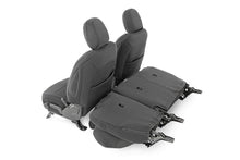 Load image into Gallery viewer, 91012 Seat Covers - Front and Rear w/ Armrest - Jeep Wrangler JL (18-23) Rough Country Canada