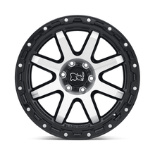 Load image into Gallery viewer, 2090CYT-88165B22 - Black Rhino Coyote 20X9 8X165.1 -18 mm Gloss Black W/ Machined Face &amp; Stainless Bolts - Black Rhino Wheels Canada