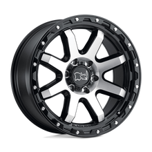 Load image into Gallery viewer, 2090CYT-88165B22 - Black Rhino Coyote 20X9 8X165.1 -18 mm Gloss Black W/ Machined Face &amp; Stainless Bolts - Black Rhino Wheels Canada