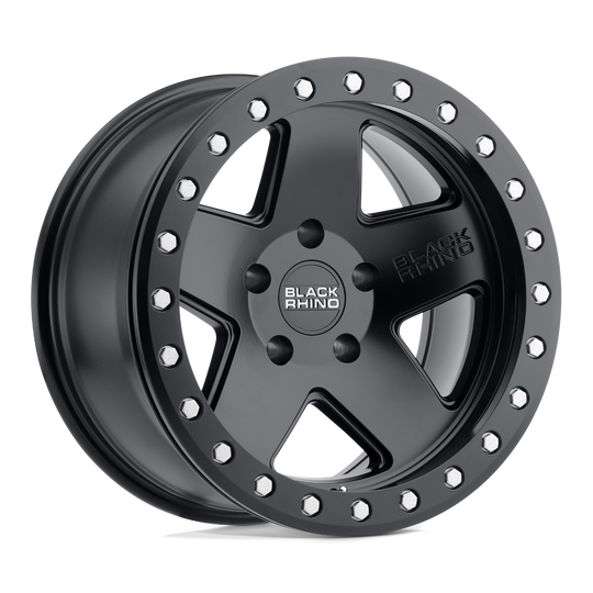 1795CRL126140M12 - Black Rhino Crawler 17X9.5 6X139.7  12mm Matte Black - Black Rhino Wheels Canada