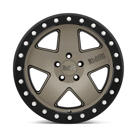 1785CRL006140Z12 - Black Rhino Crawler 17X8.5 6X139.7  0mm Matte Bronze W/ Black Ring - Black Rhino Wheels Canada