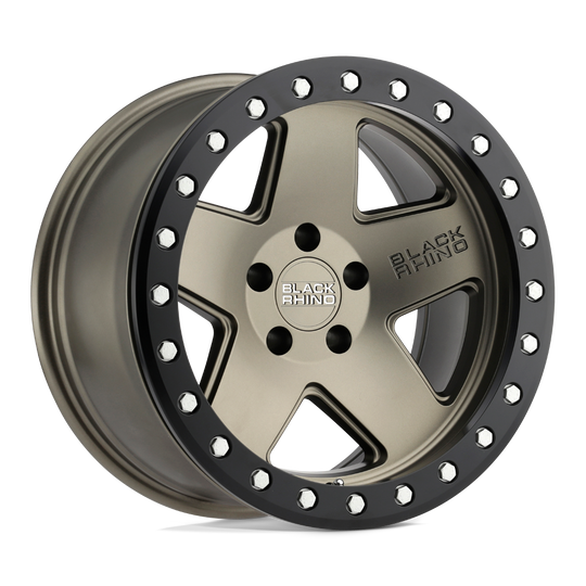 1895CRL126140Z12 - Black Rhino Crawler 18X9.5 6X139.7  12mm Matte Bronze W/ Black Ring - Black Rhino Wheels Canada