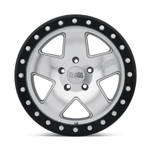 Charger l'image dans la galerie, 1785CRL006140S12 - Black Rhino Crawler 17X8.5 6X139.7  0mm Silver W/ Mirror Face &amp; Black Lip Ring - Black Rhino Wheels Canada