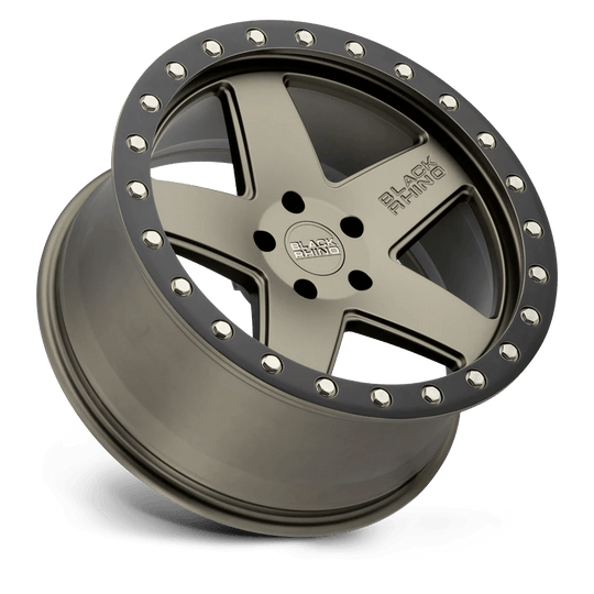 1795CRL005140Z78 - Black Rhino Crawler 17X9.5 5X139.7  0mm Matte Bronze W/ Black Ring - Black Rhino Wheels Canada