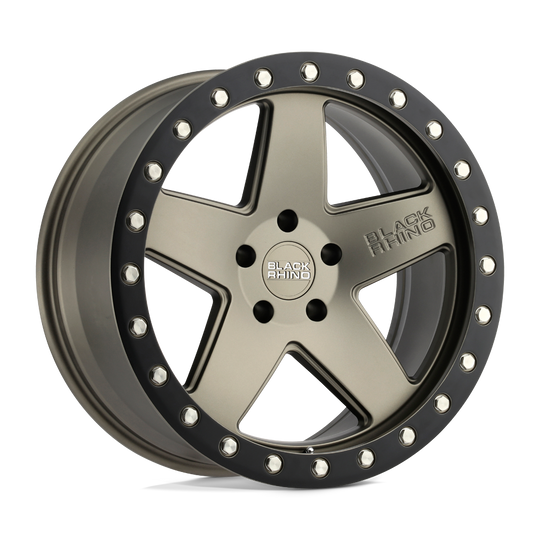 1795CRL005140Z78 - Black Rhino Crawler 17X9.5 5X139.7  0mm Matte Bronze W/ Black Ring - Black Rhino Wheels Canada