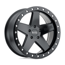 Load image into Gallery viewer, 1795CRL005140M78 - Black Rhino Crawler 17X9.5 5X139.7  0mm Matte Black - Black Rhino Wheels Canada