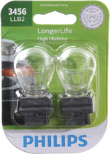 Load image into Gallery viewer, 3456LLB2 Philips LongerLife Miniature 3456LL - LongerLife - Twin Blister Pack Philips Bulbs
