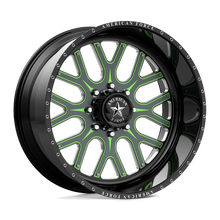 Load image into Gallery viewer, AFTJ254G24-5-20 - American Force AFW Fallout 22X12 8X180 -40mm Gloss Black Mill-Mach - American Force Wheels Canada