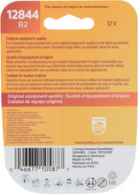 Load image into Gallery viewer, 12844B2 Philips Standard Minature 12844 - Standard - Twin Blister Pack Philips Bulbs