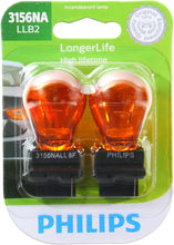 Load image into Gallery viewer, 3156NALLB2 Philips LongerLife Miniature 3156NALL - LongerLife - Twin Blister Pack Philips Bulbs