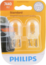 Load image into Gallery viewer, 7440B2 Philips Standard Miniature 7440 - Standard - Twin Blister Pack Philips Bulbs