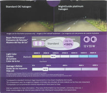 Load image into Gallery viewer, 9012NGPS2 Philips NightGuide platinum Headlight 9012 - NightGuide Platinum - Twin Special Pack Philips Bulbs