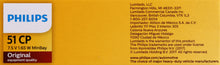 Load image into Gallery viewer, 51CP Philips Standard Miniature 51 - Standard - Multiple Commercial 10-Pack Philips Bulbs