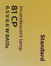 Load image into Gallery viewer, 81CP Philips Standard Miniature 81 - Standard - Multiple Commercial 10-Pack Philips Bulbs