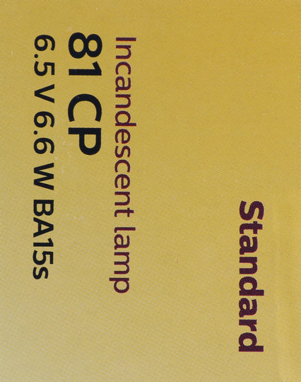 81CP Philips Standard Miniature 81 - Standard - Multiple Commercial 10-Pack Philips Bulbs