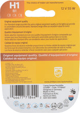 Load image into Gallery viewer, H1B1 Philips Standard Headlight H1 - Standard - Single Blister Pack Philips Bulbs