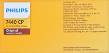 Load image into Gallery viewer, 7440CP Philips Standard Miniature 7440 - Standard - Multiple Commercial 10-Pack Philips Bulbs