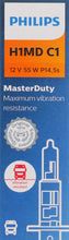 Load image into Gallery viewer, H1MDC1 Philips MasterDuty Bulb - MasterDuty Single Commercial Pack Philips Bulbs