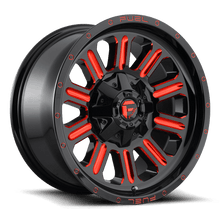 Load image into Gallery viewer, D62122001747 - Fuel Off-Road D621 Hardline 22X10 8X170 ET -18mm Gloss Black Red Tinted Clear - Fuel Off-Road Wheels Canada