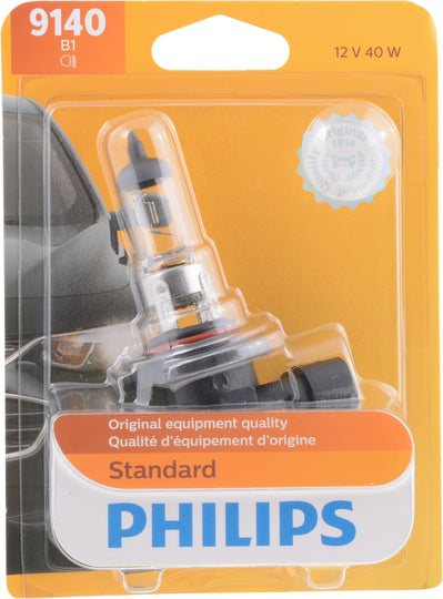 9140B1 Philips Standard Headlight 9140 - Standard - Single Blister Pack Philips Bulbs