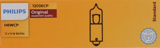 H6WCP Philips Standard Minature 12036 - Standard - Multiple Commercial 10-Pack Philips Bulbs