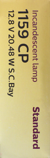 1159CP Philips Standard Miniature 1159 - Standard - Multiple Commercial 10-Pack Philips Bulbs