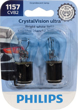 Load image into Gallery viewer, 1157CVB2 Philips CrystalVision ultra miniature 1157 - CrystalVision Ultra - Twin Blister Pack Philips Bulbs